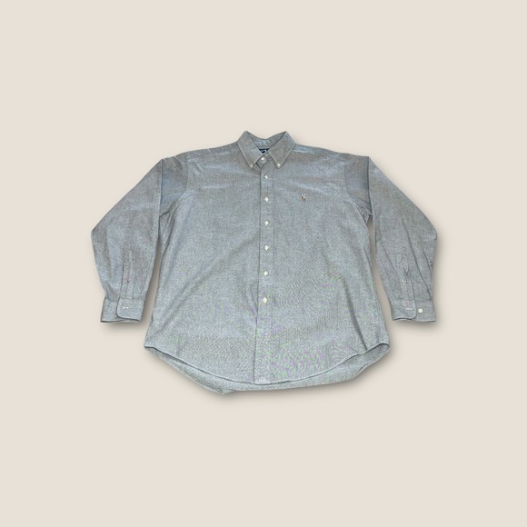 Ralph Lauren Other - Ralph Lauren Yarmouth Oxford Button Down Shirt Men Gray Long Sleeve 16 34/35‎